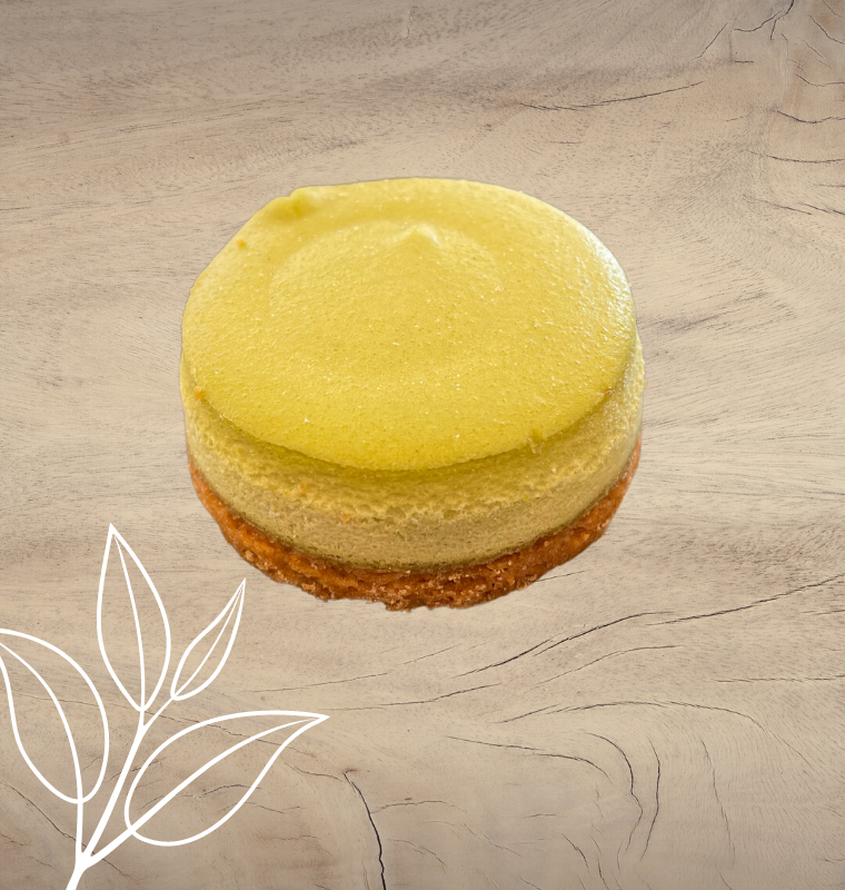 Green tea cheesecake
